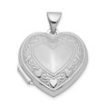 thumbnail image 1 of 925 Sterling Silver Heart Locket Pendant Charm, 1 of 7