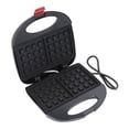 thumbnail image 1 of Mácina para Hacer Gofres Grande de 750 W, Parrilla Eléctrica para Gofres, Pan, Desayuno, Calentamiento rápido, Cocinado Uniforme, Elegante Máquina para Hacer Gofrés,, 1 of 7