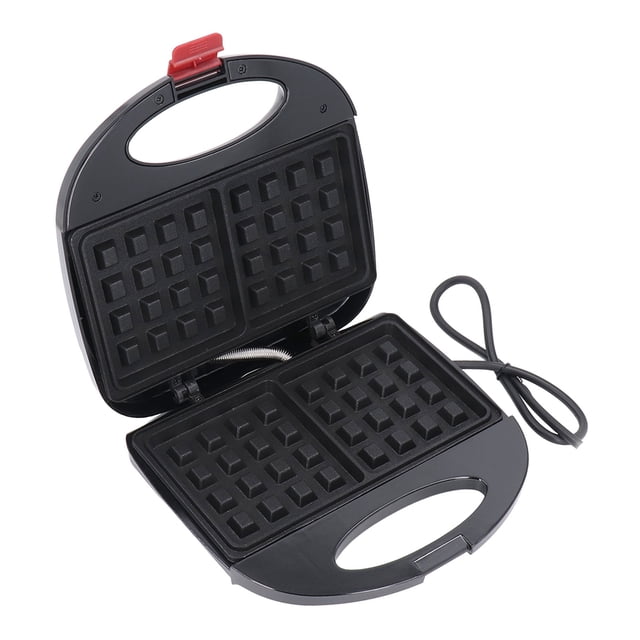 Mácina para Hacer Gofres Grande de 750 W, Parrilla Eléctrica para Gofres, Pan, Desayuno, Calentamiento rápido, Cocinado Uniforme, Elegante Máquina para Hacer Gofrés,