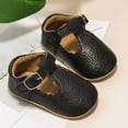 thumbnail image 3 of HsdsBebe?Baby?Boys?Girls?Oxford?Shoes?PU?Leather?Soft?Rubber?Sole?Sneakers??Anti-Slip?Toddler?Ankle?Boots?Infant?Walking?Shoes Moccasins, 3 of 6