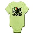 thumbnail image 1 of CafePress - I Love My Nonna And Nonno Infant Bodysuit - Baby Light Bodysuit, 1 of 1