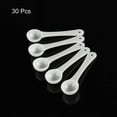 thumbnail image 3 of shiyou-Micro Spoons 1 Gram Measuring Scoop Plastic Round Bottom Mini Spoon with Hanging Hole for Home Kitchen Powder Measurement Baking 30Pcs, 3 of 4