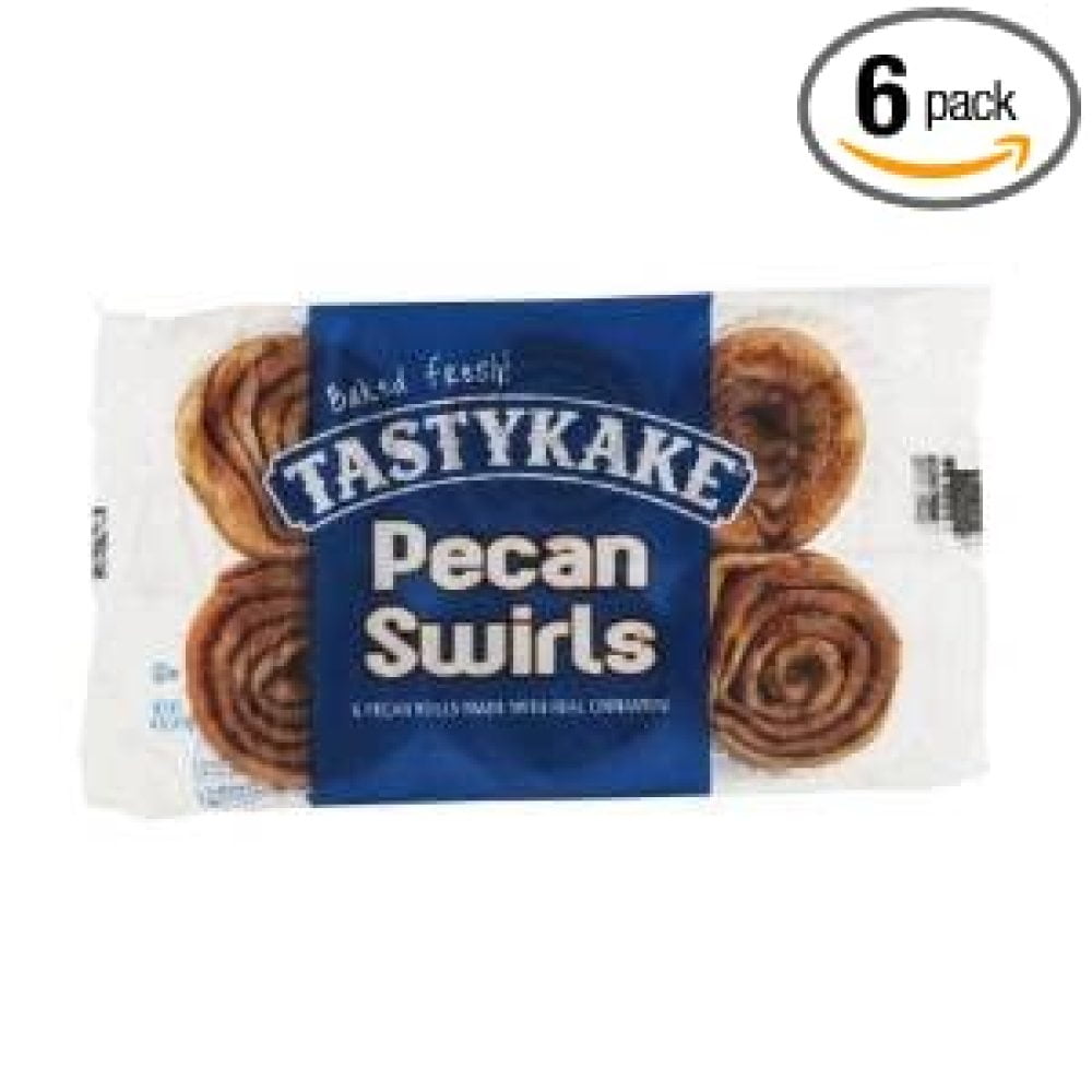 Tastykake Pecan Swirls 6 Packages of 6 each 36 total