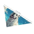 thumbnail image 4 of Xecao Starry Sky Cloud Bulldog for Pet Bandana - A Stylish Triangle Accessory for Small to Large Dogs, Puppies, and Cats, 4 of 5