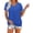 Blue, variant on Blue S WIZUTIZ Tops Women's up to 30% Off Fashion Cozy Style Lightweight Pure Colour Tee Round Neck Linen Ladies Tops Plus Size Solid Tshirt Cotton Linen Fluffy T-shirt Tunics Short Sleeve Shirts Blo