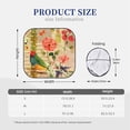 thumbnail image 2 of Kdxio Vintage Bird Print 2-Piece Sun Shade Front Windshield - Foldable Car Front Window Sunshades For Most Sedans Suv Truck, 2 of 6