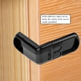 thumbnail image 4 of Cerradura para armario de bebé, 5 piezas, puerta de cajón de gabinete, cerradura de seguridad para bebé, cerradura para gabinete de bebé creada magistralmente, 4 of 8