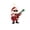 B, variant on Orangide Christmas Figure Hanging Ornaments Musical Santa Claus Xmas Tree Pendant Holiday Home Decor Winter Wonderland Party Supplies