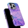 thumbnail image 6 of DesignSkinz Scratch-Resistant Hard Slim Case Compatible with iPhone 16 Plus (Compatible with MagSafe) - Violet and Blue Abstract Clouds, 6 of 9