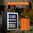 thumbnail image 5 of Ca'Lefort 77 Can Beverage Cooler Refrigerator, 2.18 Cu.ft. Beverage Fridge with Glass Door for Soda Beer for Home Office, 5 of 10