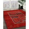 thumbnail image 2 of Ahgly Company Indoor Rectangle Contemporary Red Abstract Area Rugs, Swatch Sample, 2 of 6