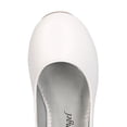 thumbnail image 4 of New Girl Little Angel Ashley-908E Leatherette Rhinestone Ankle Strap Ballet Flat, 4 of 5