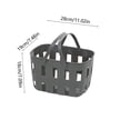 thumbnail image 3 of BAOPAI Plastic Handheld Bath Basket Storage Organizer with Drainage Holes and Comfortable Handle for Bathroom Shower Large Capacity Rectangular Design, 3 of 6