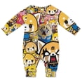thumbnail image 2 of Aggretsuko Baby Footless Rompers, Long Sleeve Baby Onesie Jumpsuit for Boys Girls, 2 of 8