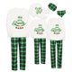 thumbnail image 3 of Pijama familiar a juego de Navidad, conjunto de pijama a cuadros verdes, colgante familiar, diseño exclusivo, 2023, 3 of 3