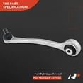 thumbnail image 4 of A-Premium Front Right Forward Upper Control Arm, with Ball Joint & Bushing, Compatible with Audi A4 (allroad/Quattro), A5 (Quattro/Sportback), RS5 (Sportback), S5 (Sportback), 4 of 9