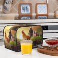 thumbnail image 6 of Fotbe Country Farm Morning Rooster for Two Slice Toaster Cover, Fingerprint Protector, Super Soft Appliance Cover And Dust Cover,Bread Dust Cover & Fingerprint Protection, 6 of 7