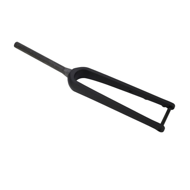 Horquilla delantera de bicicleta de carretera de fibra de carbono, horquilla delantera de bicicleta para montar en bicicleta de forma segura al aire libre, negro mate
