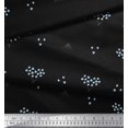 thumbnail image 3 of Soimoi Poly Georgette Fabric Dot & Floral Artistic Decor Fabric Printed Yard 42 Inch Wide, 3 of 5