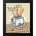 thumbnail image 2 of Audrey, Charlene 20x24 Black Modern Framed Museum Art Print Titled - Nifty Fifties - Toast, 2 of 5