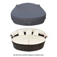 thumbnail image 1 of Covers & all 6-Person Outdoor Patio Dining Set Covers, Water-Repellent UV-Resistant Polyester with Secure Tie-Downs, 1 of 6