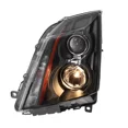 thumbnail image 2 of MOSTPLUS Pair Black Headlights w/ Bulbs for 2008-2014 Cadillac CTS 4-Door Sedan Halogen, 2 of 9