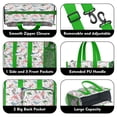 thumbnail image 3 of Teacher Tote Bag,White Mermaid Sea Pattern Teacher Utility Tote Bag,Large Work Tote Bags for Women with Multiple Pockets,Top Zipper Closure,13.8x10.6x6.7 Inch, 3 of 5