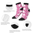 thumbnail image 5 of Fuzoiu Cute Poodle Dog Print Adult Socks, Crew Moisture-wicking Socks, Unisex Cushion Crew Socks,Casual Sports Ankle Socks, 5 of 7