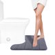 thumbnail image 1 of QuLuJing Liquidación Artículos para el hogar, Alfombra de baño de espuma viscoelástica en forma de U, Alfombras de baño suaves y cómodas, Absorción de agua de secado rápido, Antideslizantes, Gruesas,, 1 of 7