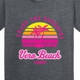 thumbnail image 4 of Inktastic Summer Enjoy the Sunshine Vero Beach Florida in Pink Youth T-Shirt, 4 of 5