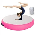 thumbnail image 4 of Air Mat, Tumble Track Thick Inflatable Gymnastics Air Mat Tumbling Track with Electric Pump for Great Birthday Gift,39.37"x7.87", 4 of 7