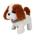 thumbnail image 2 of Juguete de peluche eléctrico Hugo Café y blanco, 2 of 10