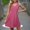 Hot Pink#1, variant on Fesfesfes Girls'Summer Solid Color Short Sleeve Crew Neck Elastic Waistband Dress with Pockets Casual Comfortable Cotton Blend Dress for Kids(Green,4 Years)
