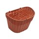 thumbnail image 4 of Cesta delantera para bicicleta, cesta de almacenamiento, decoración, accesorios de ciclismo, soporte de almacenamiento tejido Rojo marrón, 4 of 9