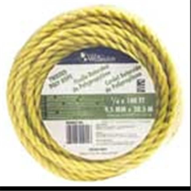 yellow nylon rope