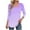 A001 Purple, variant on bnaln 3/4 Length Sleeve Shirts for Womens Summer Tops Square Neck Floral Print Tees Blouses Dressy Casual Shirts Plus Size Pullover Trendy Loose Blouse Tunic Tops to Wear with Leggings