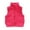 Hot Pink, variant on Girls Sherpa Gilets Boys Fleece Vest Kids Padded Gilet Fleece Lined Faux Fur Sleeveless Jacket Toddler Full Zipper Fall Winter Waistcoat Body Warmer Kids Outerwear with Pockets Fuzzy Warm Clothes