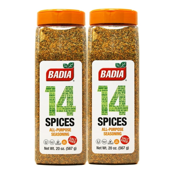 Badia 14 Spices, All Purpose Seasoning, No Salt, 20 oz - Palatize Pack of 2