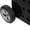 Black + Steel#06, variant on Firewood Cart with 8 inch Rubber Wheels for Indoor Outdoor Use, 200 lbs Capacity Steel Log Rolling Rack, Black