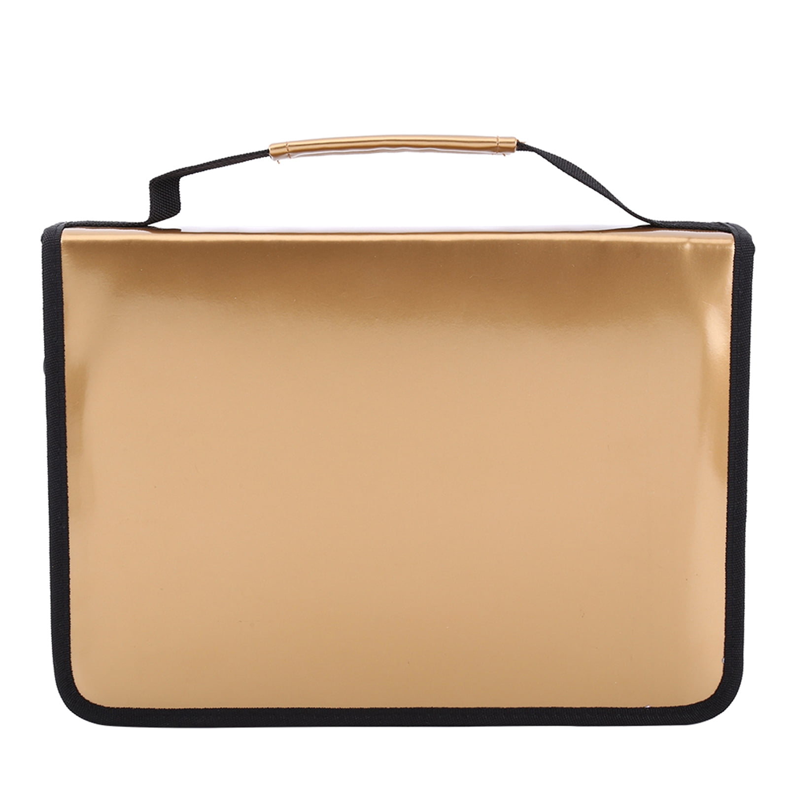 Tebru Foldable PU Leather Pencil Case, Multicolor