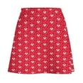 thumbnail image 5 of Red And White Heart Skirt Valentines Hearts Vintage Mini Skirts Summer High-waisted Graphi, 5 of 7