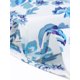 thumbnail image 5 of Vestido Floral de Talla Grande para Mujeres Agnes Orinda con Volantes, Mangas Cortas, Espalda con Lazo, Cuello en V, Midi, 3X, Azul, 5 of 6
