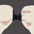thumbnail image 4 of The Period Company. The Reusable Pad for Heavy Flows, Black, 5 Pack, 4 of 11