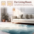 thumbnail image 2 of ODIKA 4'x6' Machine Washable Non-Slip Area Rug, Cloudscape Dreamscape for Serene Spaces High Traffic Rug, Gray, 130117, 2 of 7