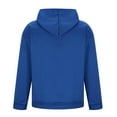 thumbnail image 6 of CFLVAEK Mens Hoodie Sweatshirts Oversized Long Sleeve Hooded Pullovers Loose Fitted Drawstring Hoodies Solid Color Casual Fall Hoodies with Pocket Blue L, 6 of 7