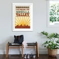 thumbnail image 3 of Art.com Las Cruces, New Mexico - Skyline and Sunburst Screenprint Style Art Print by Lantern Press, White Frame Wall Art, 32" x 44", 3 of 5