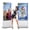 65-inch Touch White, variant on MWE 55 Inch 4K Indoor Touchscreen Digital Signage Floor Standing Digital Interactive Kiosks LCD Totem Monitor with WiFi/USB Input Auto Media Player Android System,Free Customization Logo(Black)
