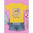 thumbnail image 3 of Virgo Emoji Zodiac Charm - Unique Horoscope Design Youth's T-shirt, 3 of 4