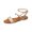 Gold, variant on OAVQHLG3B Women's Slingback Flats Sandals Casual Footwear Solid Color Women's Casual Flip-Flops Sandals