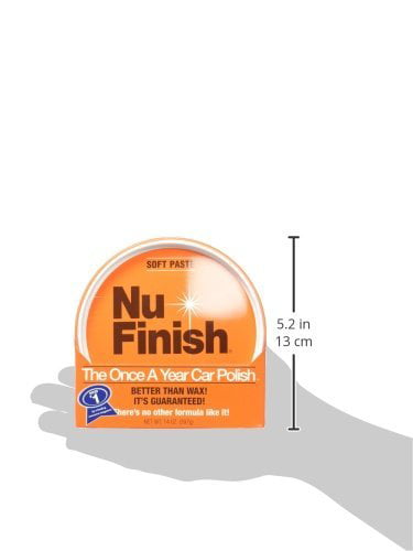 NuFinish The Once A Year Car Polish Paste, 14 oz.